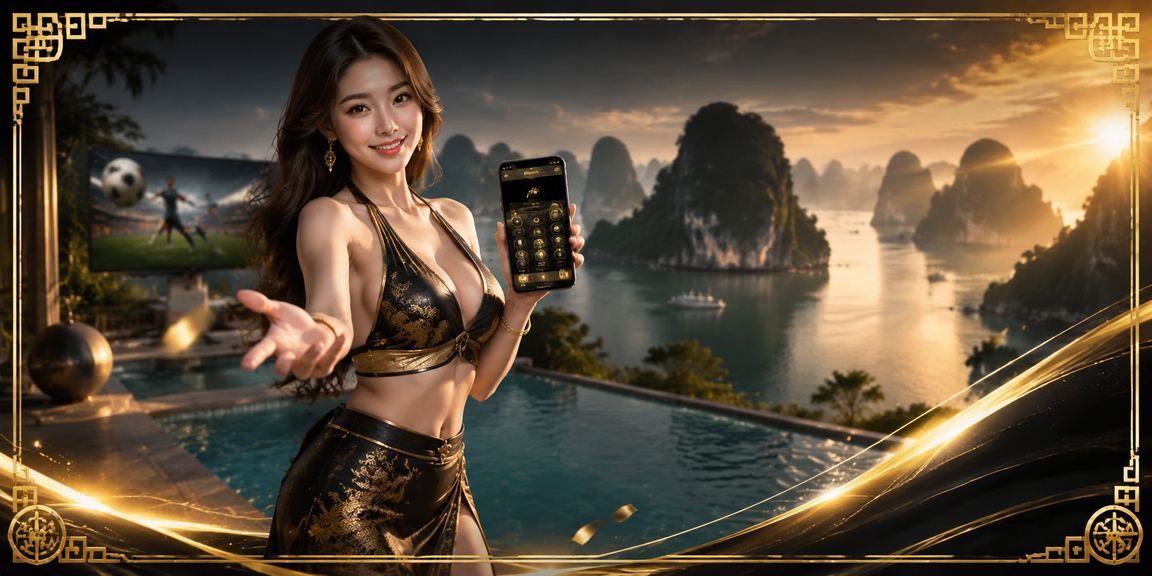 Người dùng Việt Nam trải nghiệm ứng dụng casino tại vịnh Hạ Long